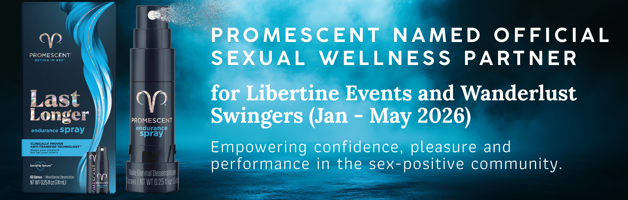 Promescent Lady Promescent Named Sexual Wellness Partner for Libertine Events